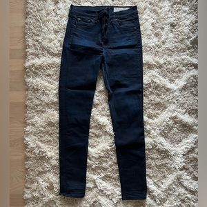 Rag and Bone high rise ankle skinny